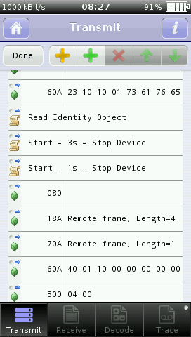License „Protocol monitor“ for CANtouch® tester