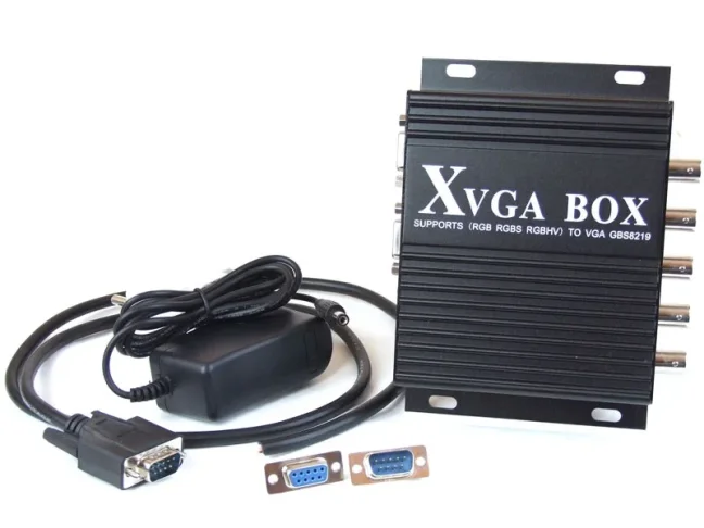 Video converter RGB, RGB Sync on green, CGA, EGA, MDA, TTL - VGA | FOXON