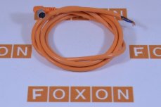 SICK DOL-0803-W02M Cable with M8 connector, 3 pins, angled, length 2m, free cable end
