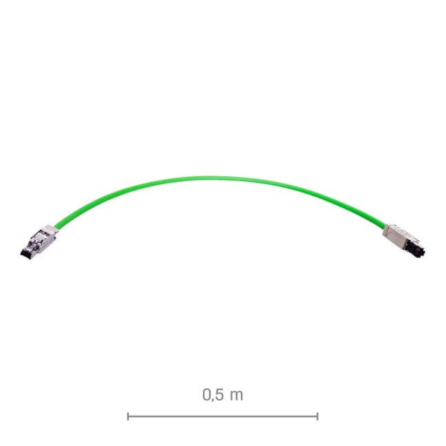 PROFINET Patch Flexi Cable With RJ45 Connectors, Length: 0.5m