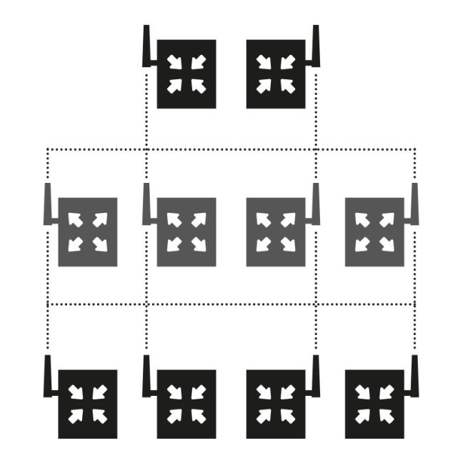DATAEAGLE 473x bezdrátová komunikace PROFINET / EtherNet/IP Multipoint 4-6