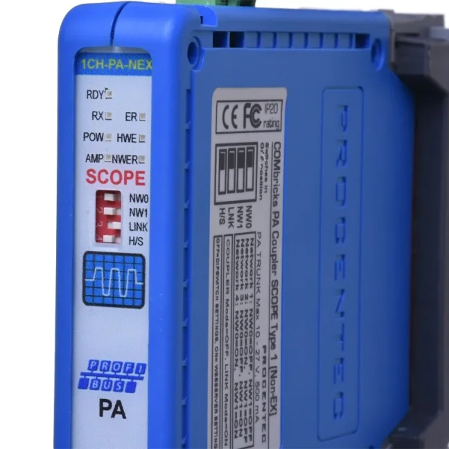 PROFIBUS PA link/ coupler module for ComBricks | FOXON