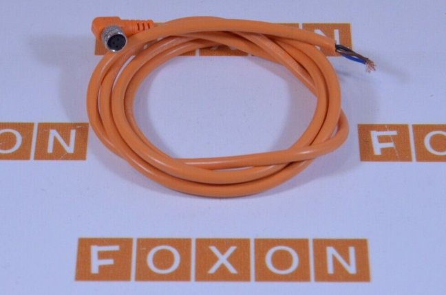 SICK DOL-0803-W02M Cable with M8 connector, 3 pins, angled, length 2m, free cable end