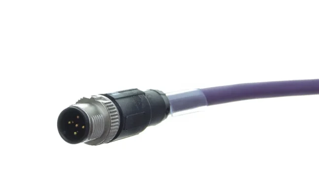 S/A DeviceNet/CANopen cable, M12 connector on M12 socket