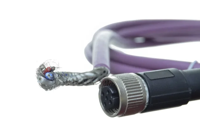 DeviceNet/CANopen Cable, M12 connector on free conductor end