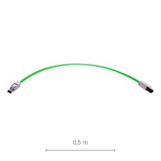 PROFINET patch flexi kabel s konektory RJ45, délka 0,5m