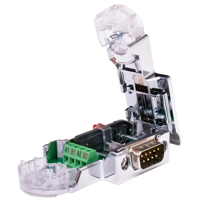 PROFIBUS konektor s PG portem a vývodem kabelu pod úhlem 35° nebo 90°, FOXON