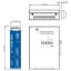 60 W DC/DC converter (16–32 VDC → 12 VDC / 5 A) with Bicker UPS, 0,50 Wh supercapacitor