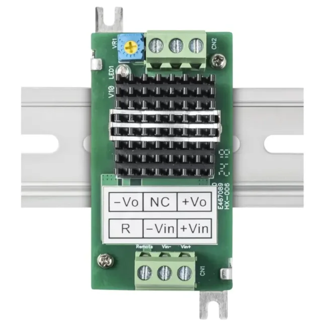 Convertidor de tensión DC/DC Bicker de 30 W (9–36 VDC → 5 VDC) – versión con potenciómetro de ajuste VR para regular la tensión de salida