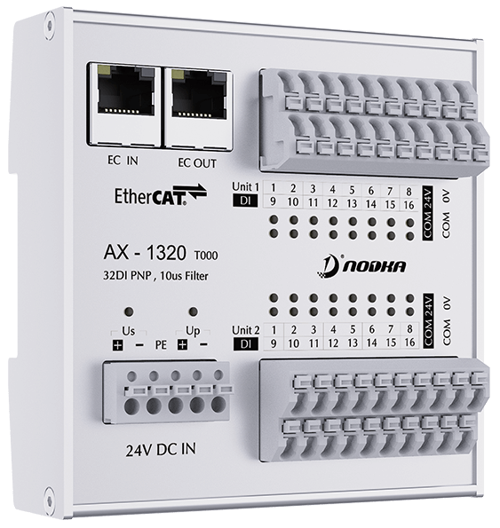 32xDI 10μs, PNP 24VDC, EtherCAT IO module