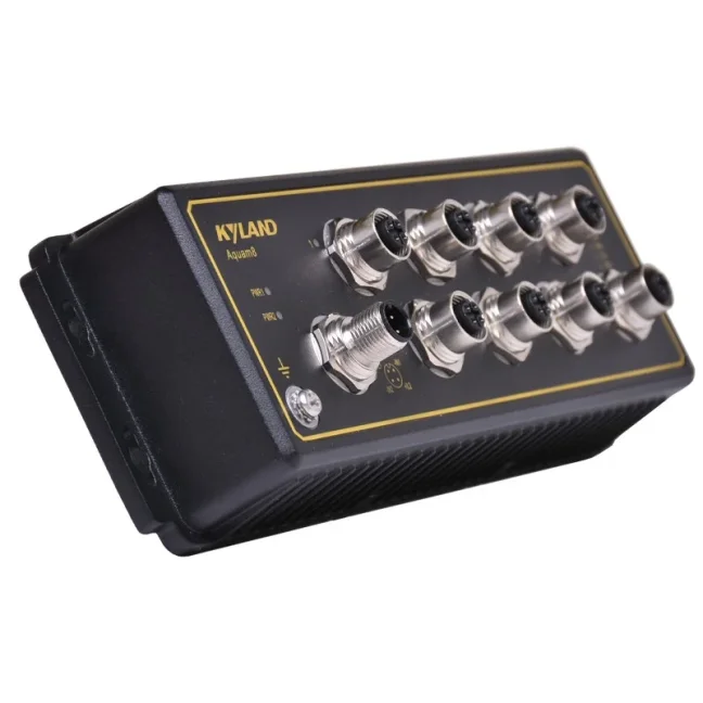 Aquam5/8, 5/8 Port Unmanaged EN50155 Industry Ethernet Switch, IP65/67