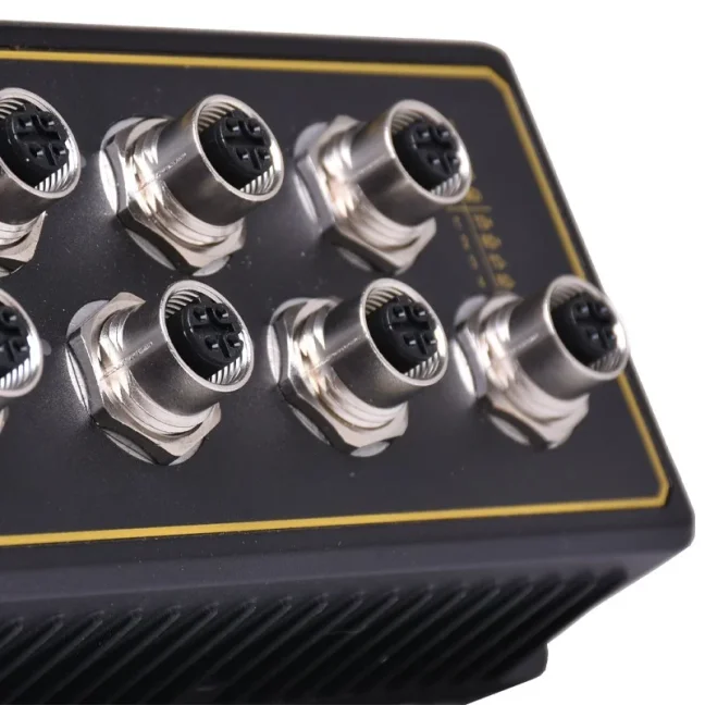 Aquam5/8, 5/8 Port Unmanaged EN50155 Industry Ethernet Switch, IP65/67