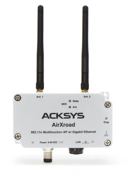 ACKSYS AirXroad – odolný průmyslový WiFi Access Point a klient IP66