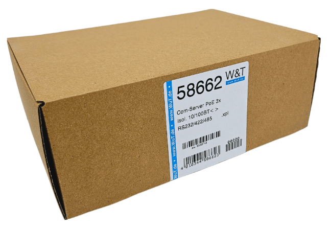 COM Server 3x RS232 / RS422 / RS485, PoE