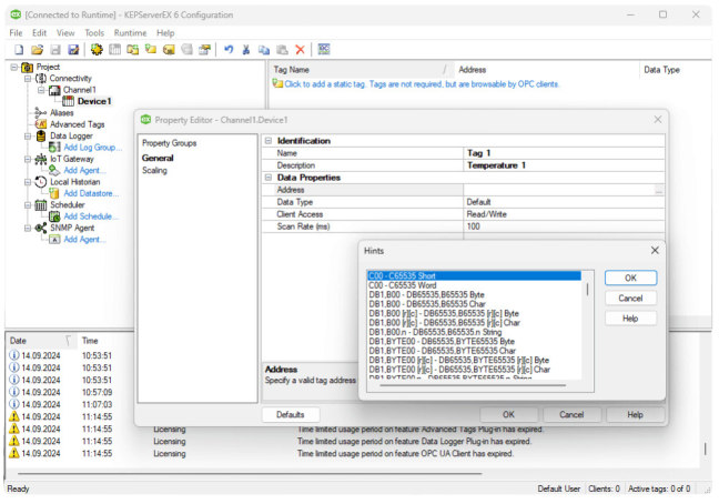 TOP 100 OPC UA/DA Servers in one license KEPServerEX Kepware, Manufacturing Suite - License type: Subscription license for 1 year