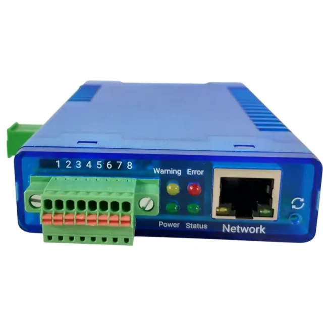 Ethernet IO entradas y salidas analógicas remotas 0-20mA: 2xAI/AO, Modbus TCP, REST, MQTT, OPC UA