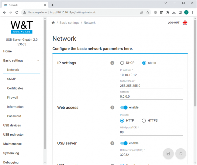 USB Server Gigabit 2.0