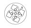 M12 conector for CANopen, female