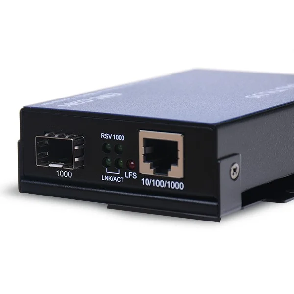 EMC-G201 Optical Converter from 100/1000M RJ45 to 100/1000M Connector SFP / SC Multi-mode / SC Single-mode