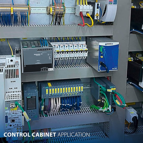 96W 24V DC/4A UPS záložní zdroj Bicker, super kondenzátor