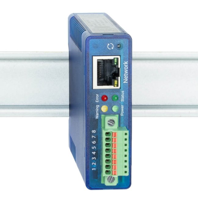 Ethernet IO entradas y salidas analógicas remotas 0-20mA: 2xAI/AO, Modbus TCP, REST, MQTT, OPC UA