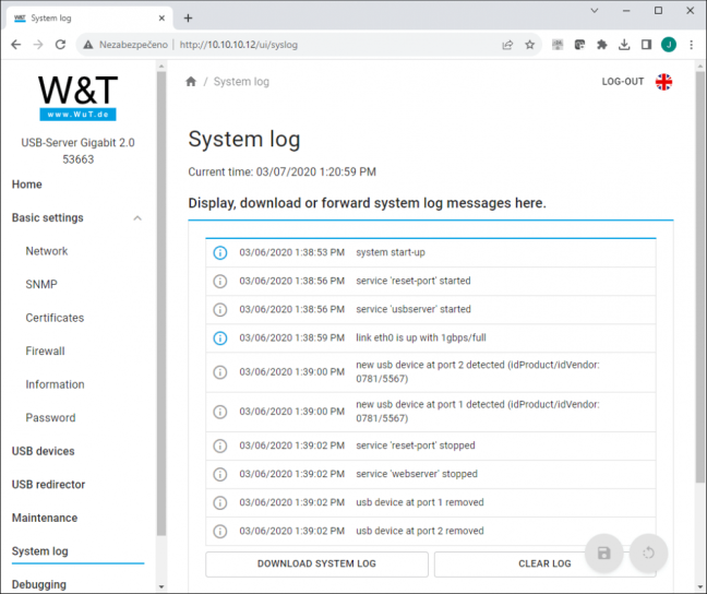 USB Server Gigabit 2.0