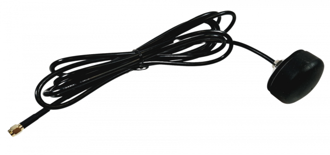 WLAN-Antenne für die Montage, 2,4/5 GHz, 5/6 dBi, SMA-RP-Buchse, 3 m Kabel, IP67
