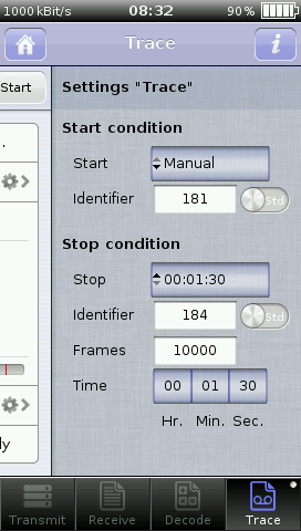 License „Protocol monitor“ for CANtouch® tester