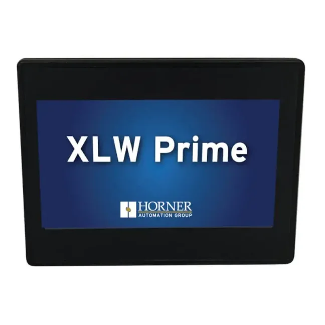 HORNER XLW Prime PLC HMI controller with 7″ colour touchscreen, analog / digital inputs and outputs