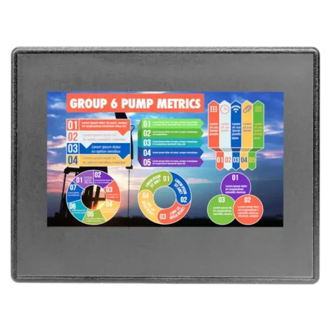 HORNER X4 PLC HMI controller with 4.3″ colour touchscreen, analog / digital inputs and outputs