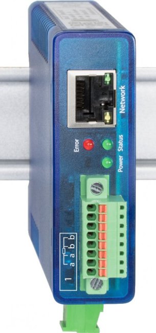 Ethernet Thermometer 1x Pt100 / Pt1000 sensor via terminal block, Modbus TCP, REST, MQTT, OPC UA