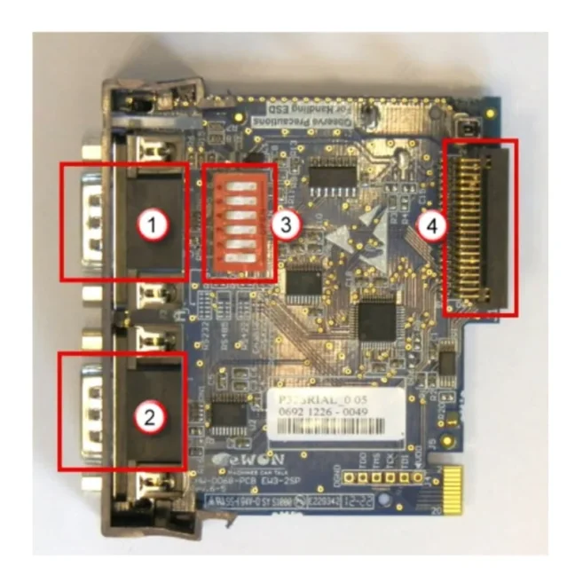 FLA3301 - 2x RS232/485 serial ports