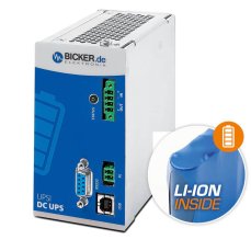 96 W 24 VDC / 4 A Bicker UPS with Li-Ion battery