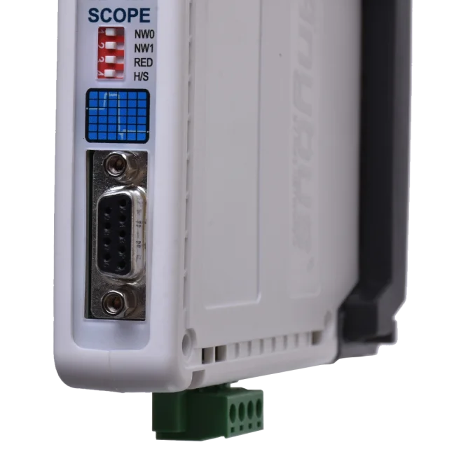 ComBricks PROFIBUS repeater with oscilloscope for 1 PROFIBUS segment - detail | FOXON & Anybus (HMS)