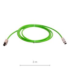 PROFINET patch flexi kabel s konektory RJ45, délka 3m