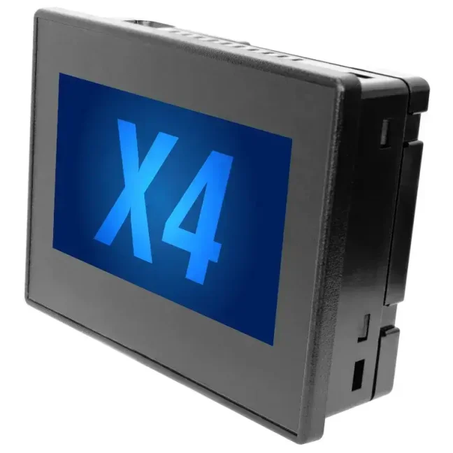 HORNER X4 PLC HMI automat s 4,3″ barevným dotyk displejem, s analog / digital vstupy a výstupy