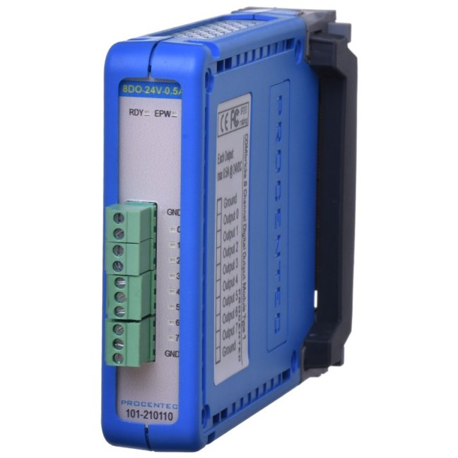 8 Channel Digital Output 0.5A - 24VDC Module ComBricks
