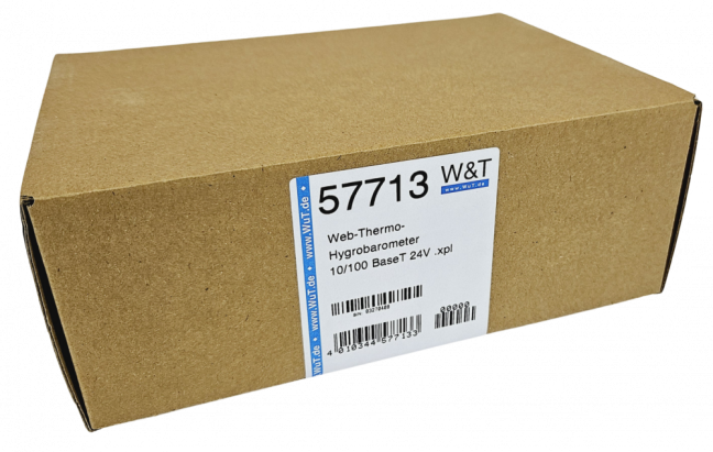 Ethernet Thermo Hygro-barometer, Modbus TCP, REST, MQTT, OPC UA