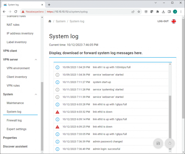 Microwall VPN, industrial Firewall, Ethernet bridge, NAT router and VPN WireGuard