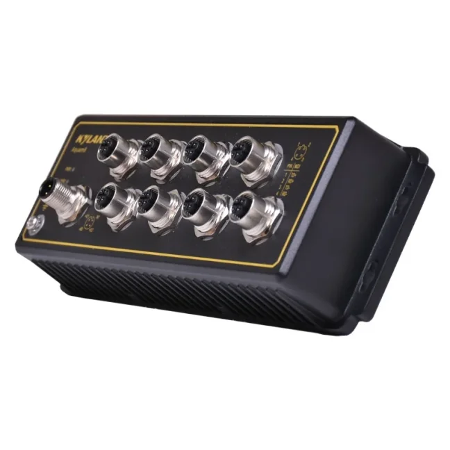 Aquam5/8, 5/8 Port Unmanaged EN50155 Industry Ethernet Switch, IP65/67