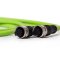 2× 1m PROFINET RJ45 (m) – M12 (f) D-coded adapter cable for Navitek IE