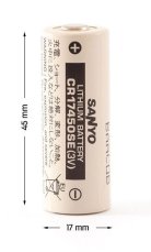 CR17450SE baterie 3 V, 2500 mAh