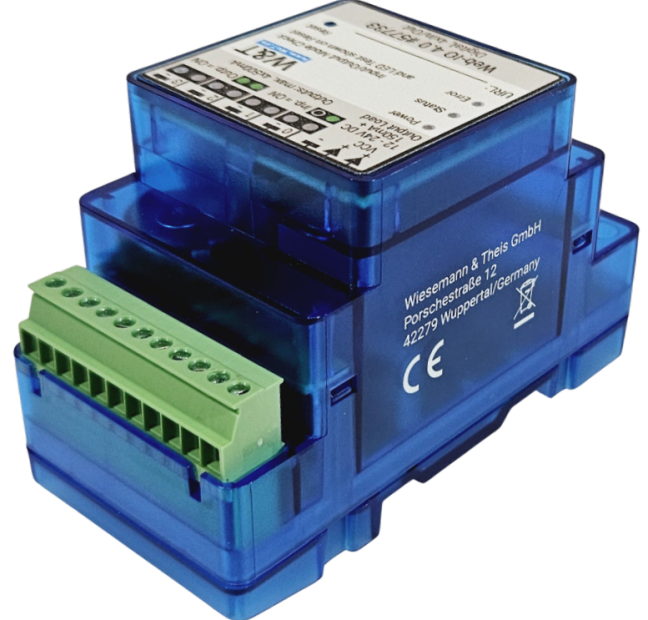 Ethernet IO remote digital inputs outputs 24V: 4xDI, 4xDO, Modbus TCP, REST, MQTT, OPC UA