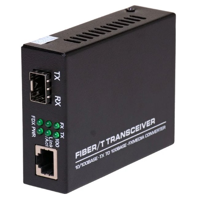 Prevodník optickej siete 100BASE-FX na Ethernet 10/100BASE-TX