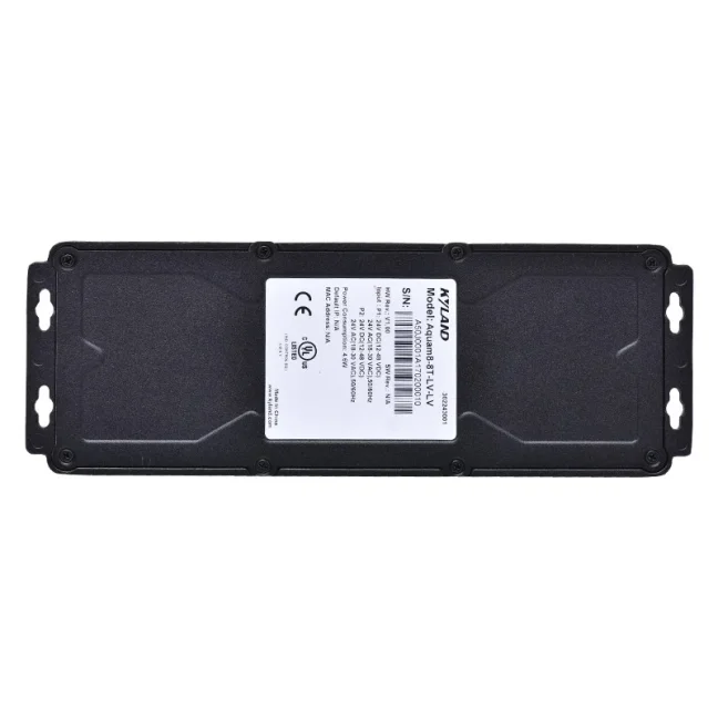 Aquam5/8, 5/8 Port Unmanaged EN50155 Industry Ethernet Switch, IP65/67
