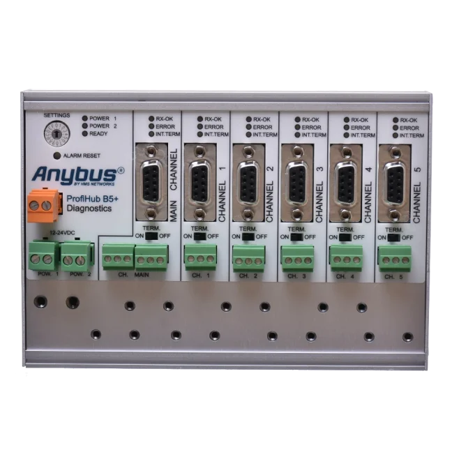 ProfiHub B5+R PROFIBUS multirepeater | FOXON & Anybus (HMS)