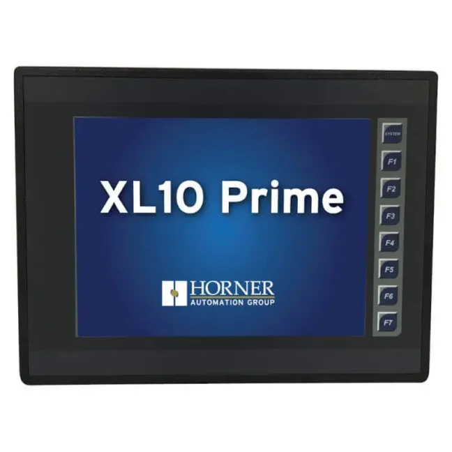 HORNER XL10 Prime PLC HMI controller with 10,4″ colour touchscreen, analog / digital inputs and outputs