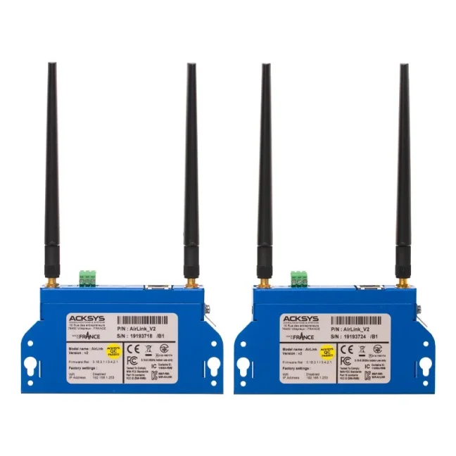 ACKSYS AirLink WiFi Bridge – průmyslový bezdrátový Ethernet Point-to-Point