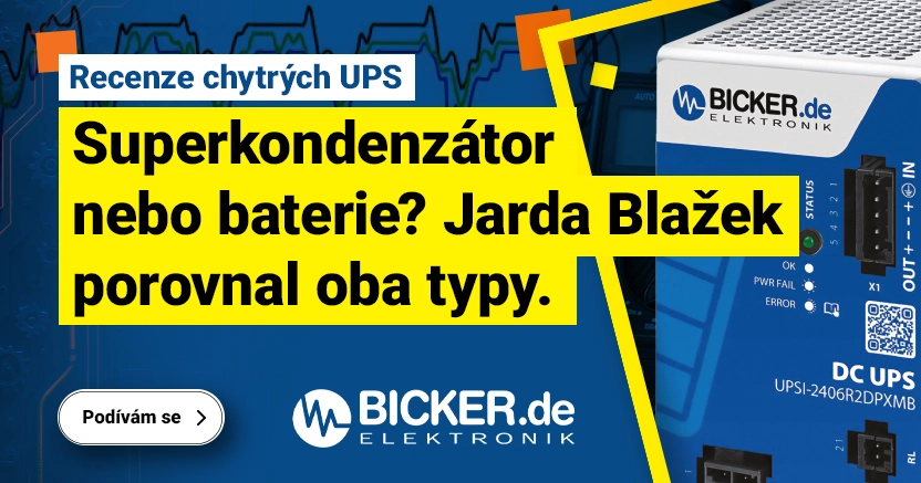 Recenze Jardy Blažka: záložní zdroje Bícker