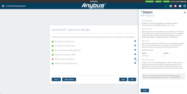 Ethernet/IP Measurement Guide - Atlas2 Plus License